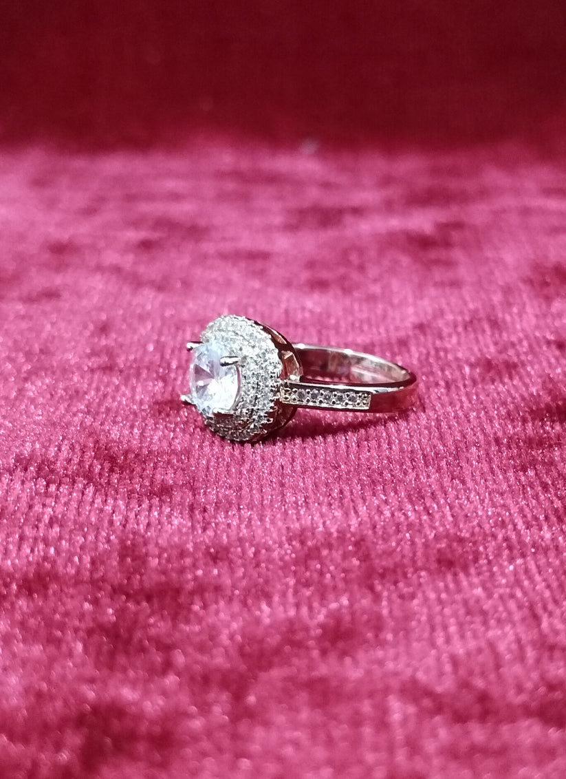 Rose Gold Diamond Ring For Women