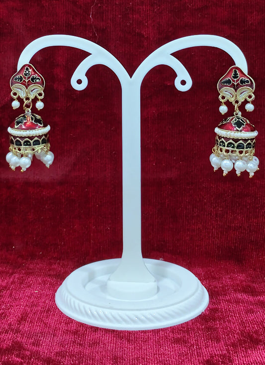 Multicolor Jhumka Earrings