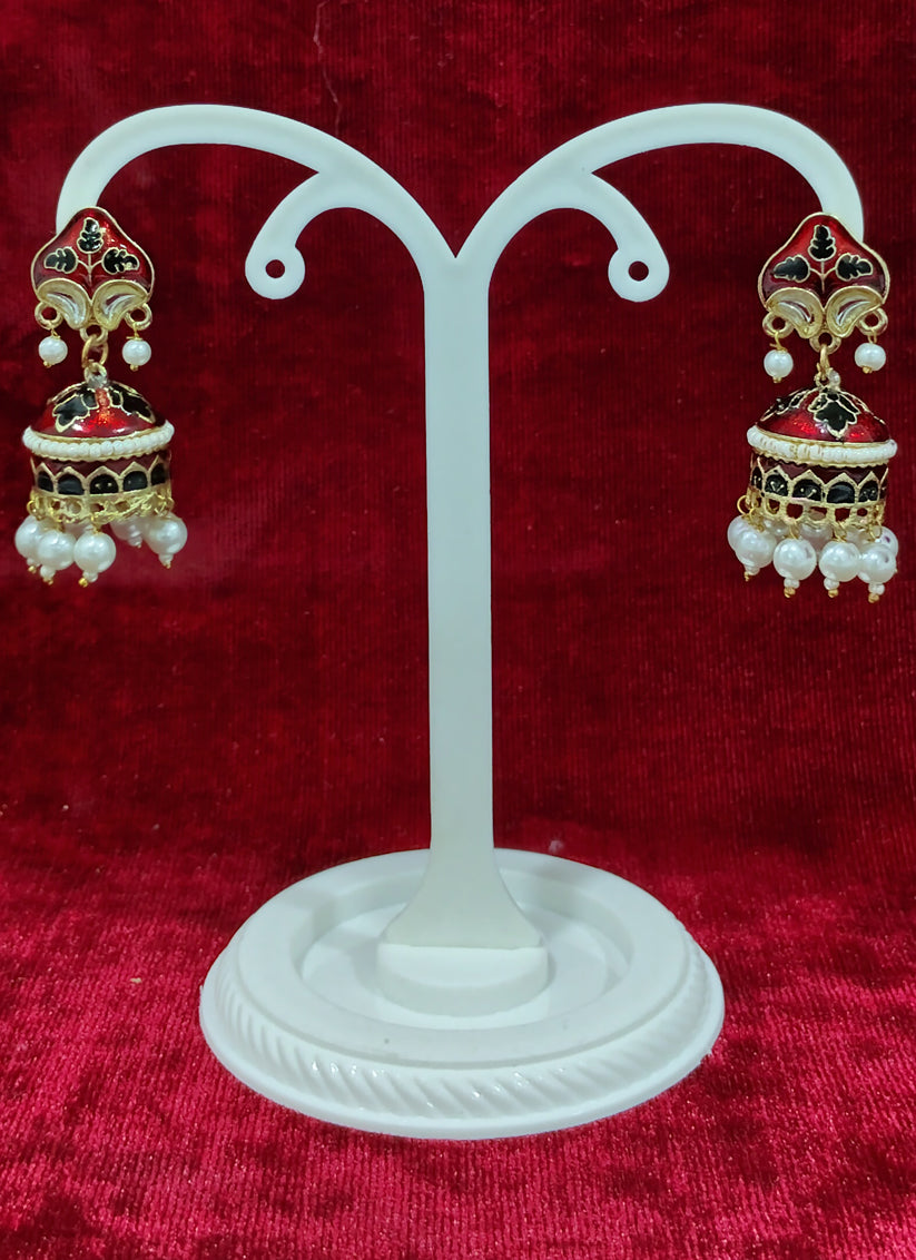 Multicolor Jhumka Earrings