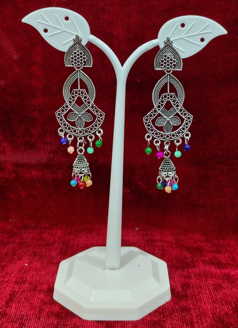 Silver Oxidised Earrings