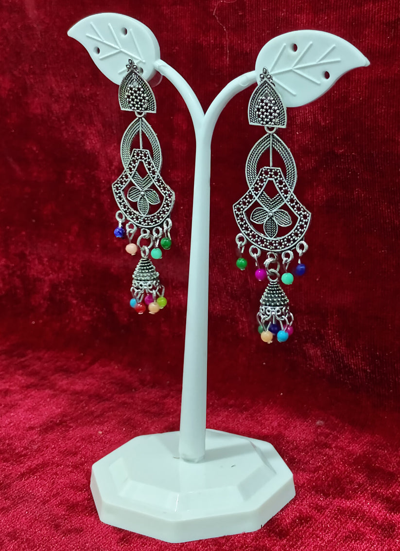 Silver Oxidised Earrings