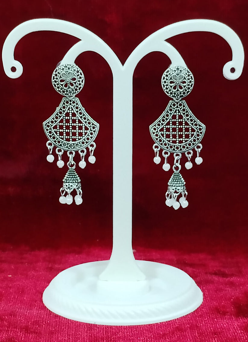 Silver Oxidised Earrings