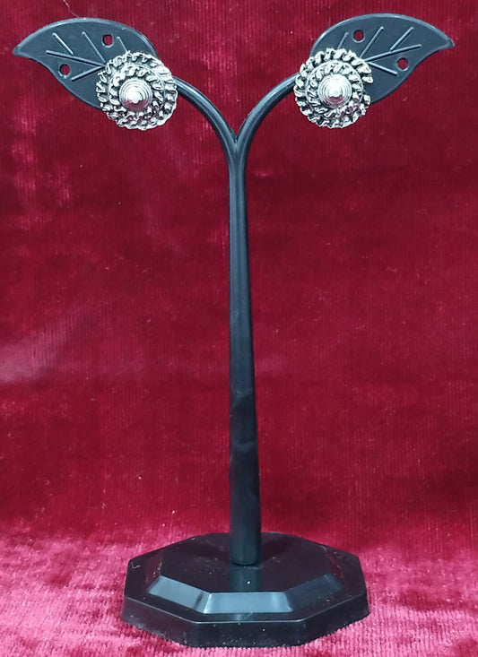 Silver Oxidised Earrings