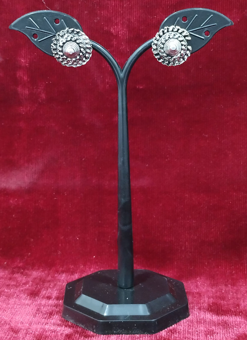 Silver Oxidised Earrings