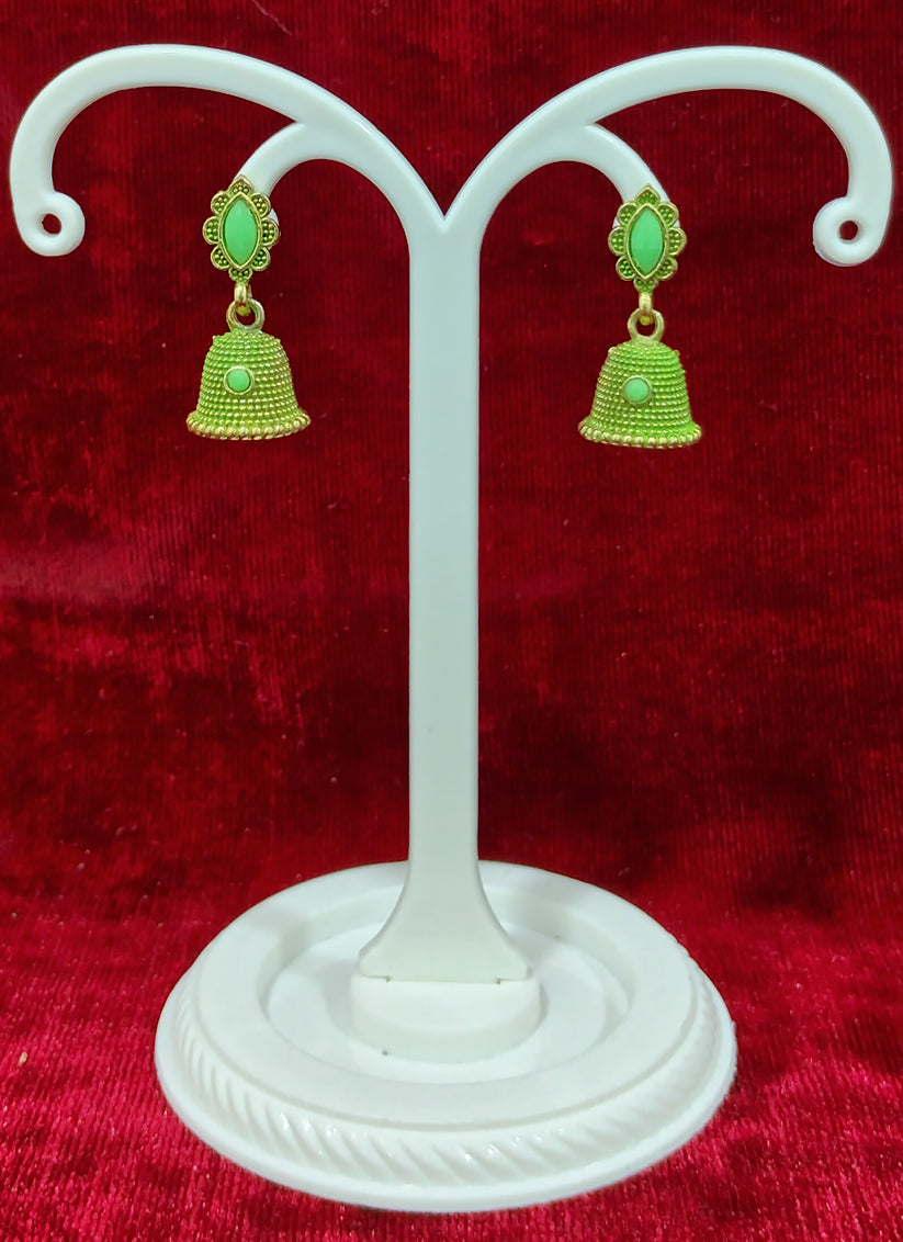 Green Small Earrings
