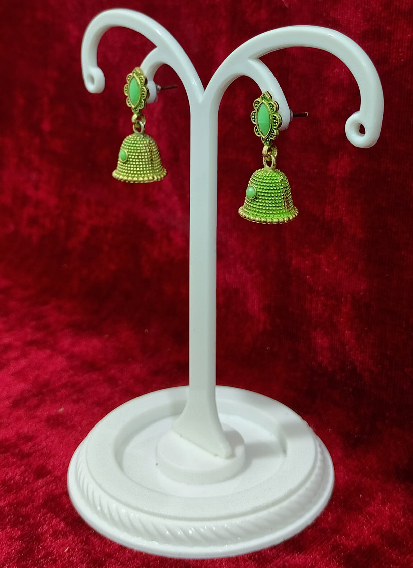 Green Small Earrings