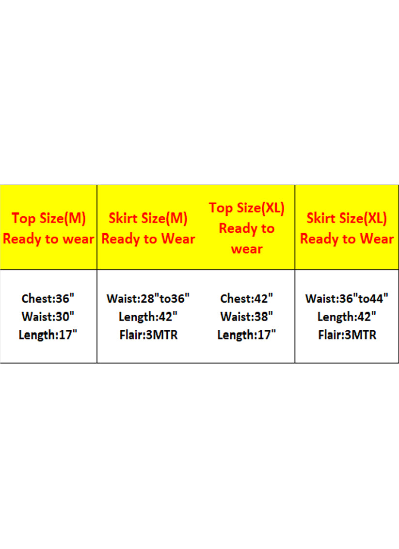 Rani Pink Art Silk Sequined Skirt with Crop Top