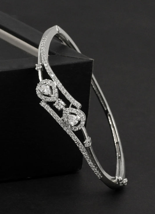 Silver American Diamond Bracelet