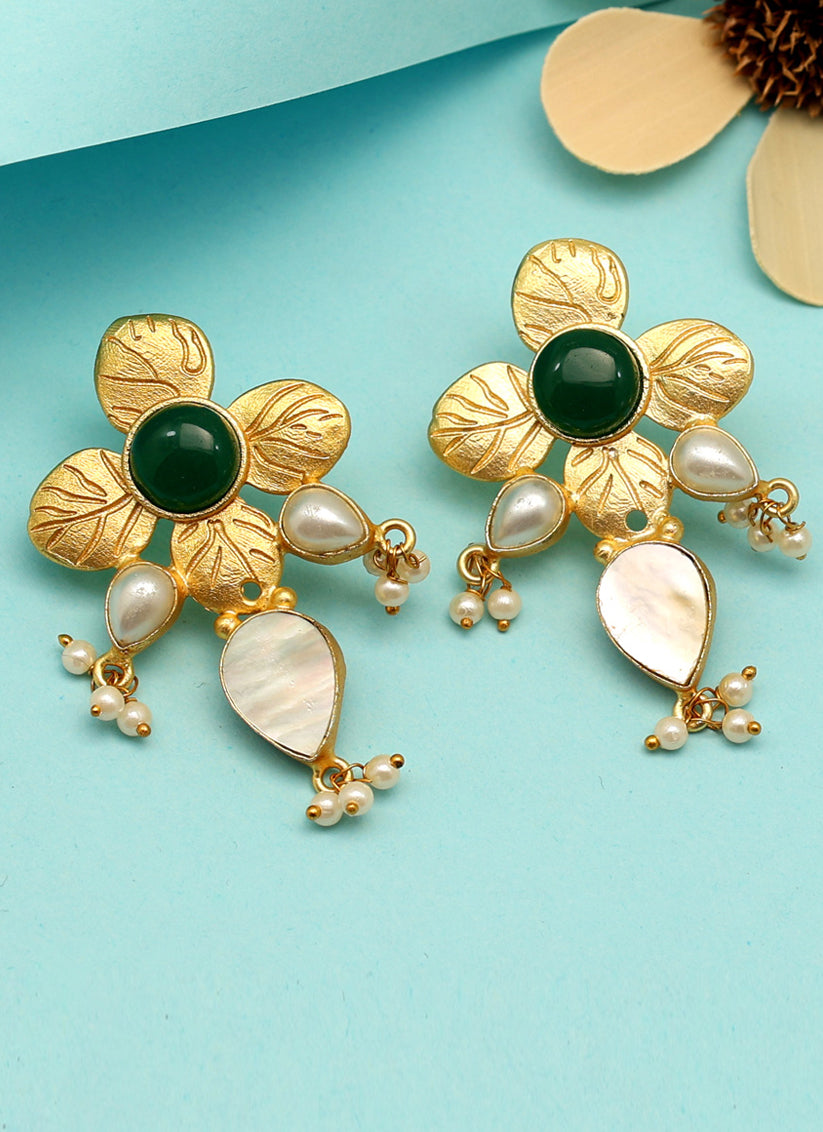 Green Amrapali Earrings