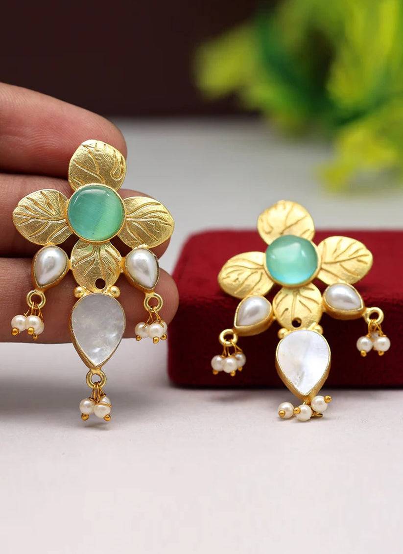 Rama Green Amrapali Earrings