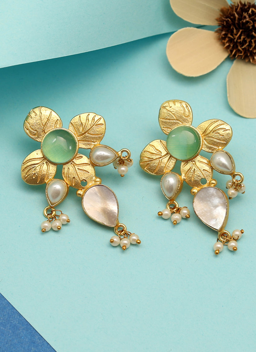 Rama Green Amrapali Earrings