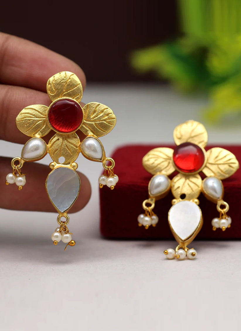 Rust Amrapali Earrings