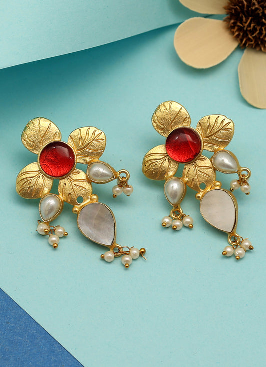 Rust Amrapali Earrings