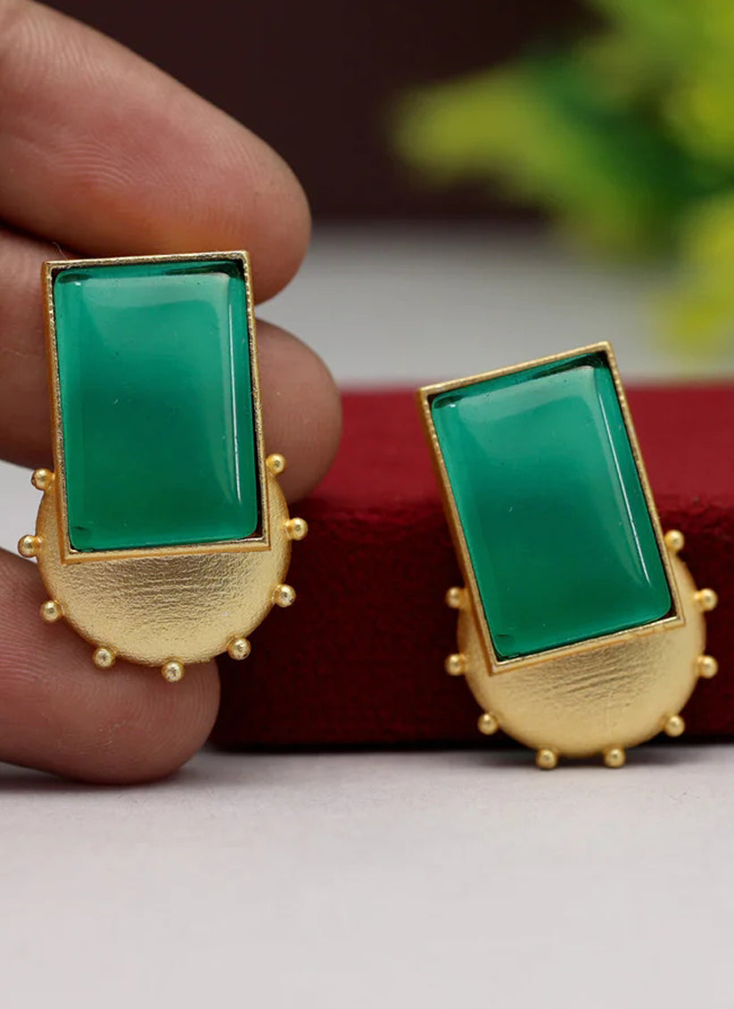 Green Amrapali Earrings
