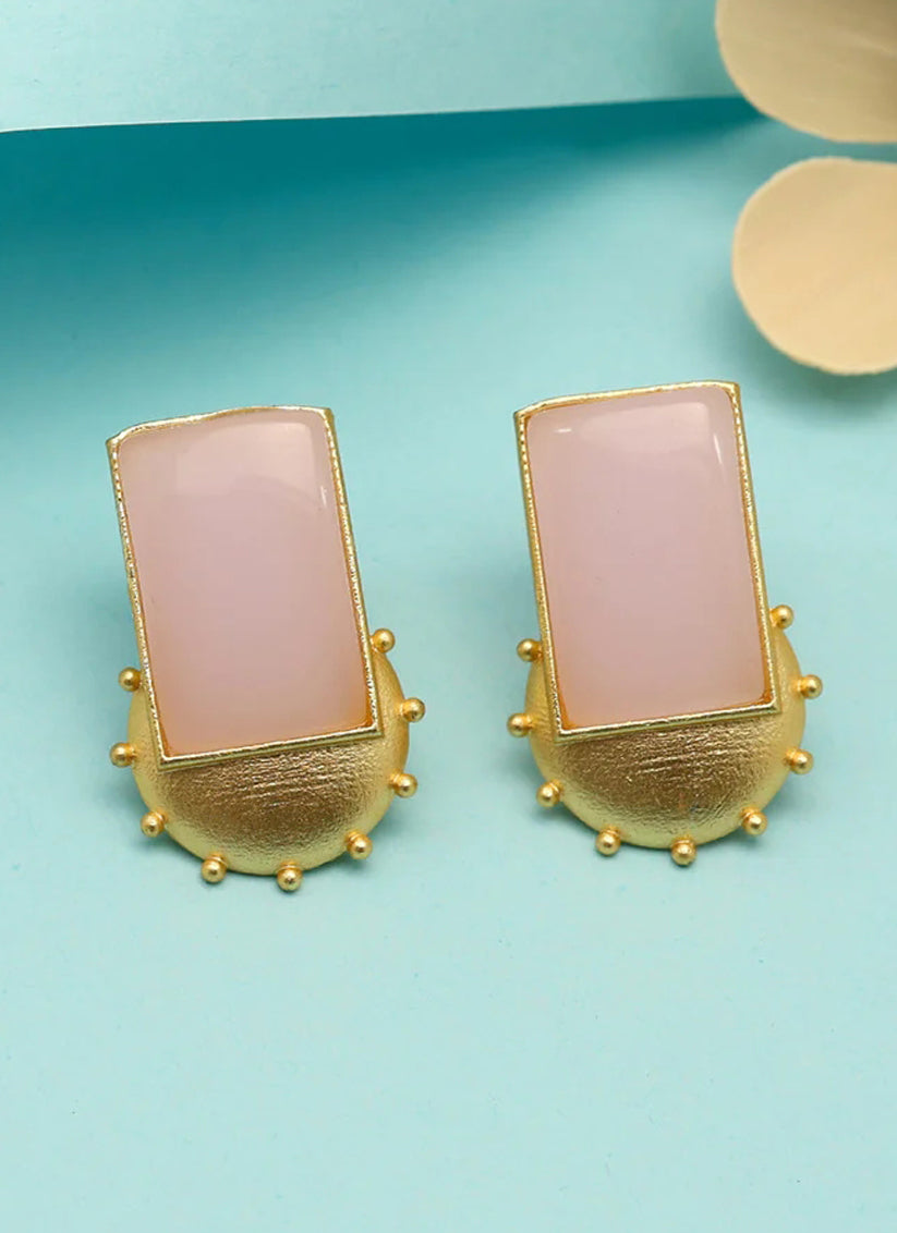 Pink Amrapali Earrings
