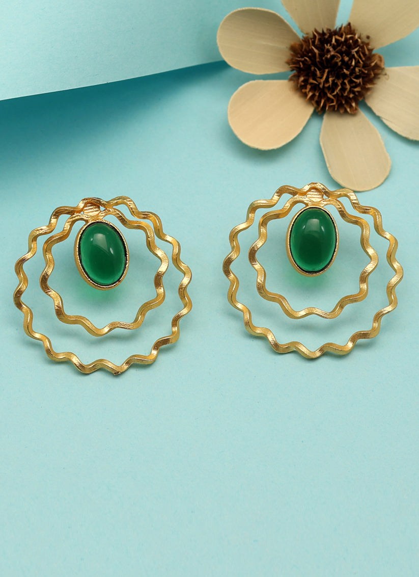 Green Amrapali Earrings