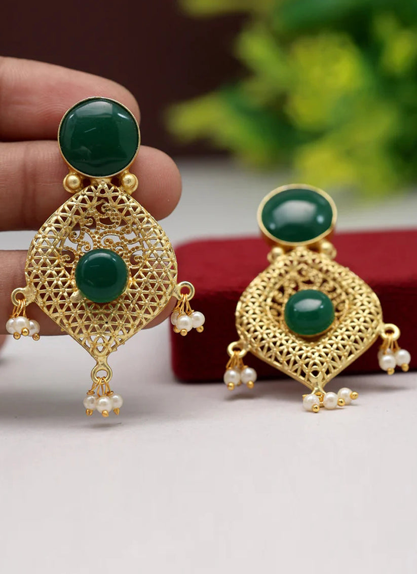 Green Amrapali Earrings