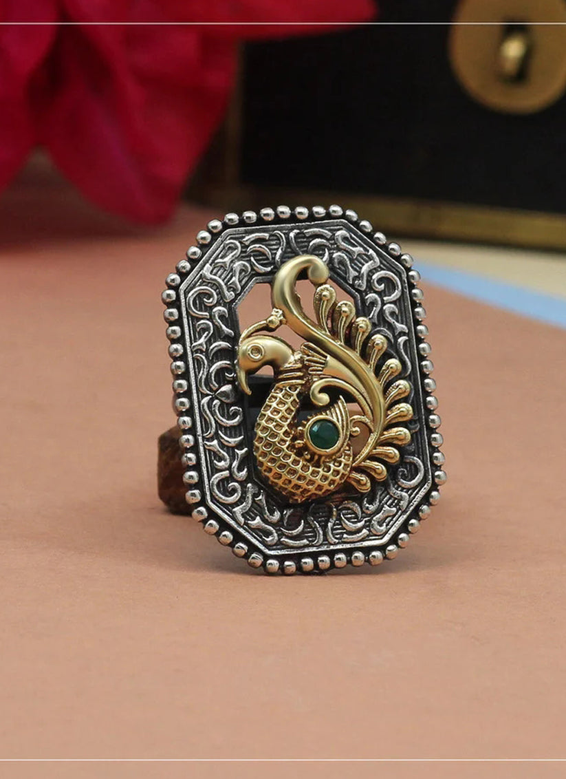 Green Premium Oxidised Rings