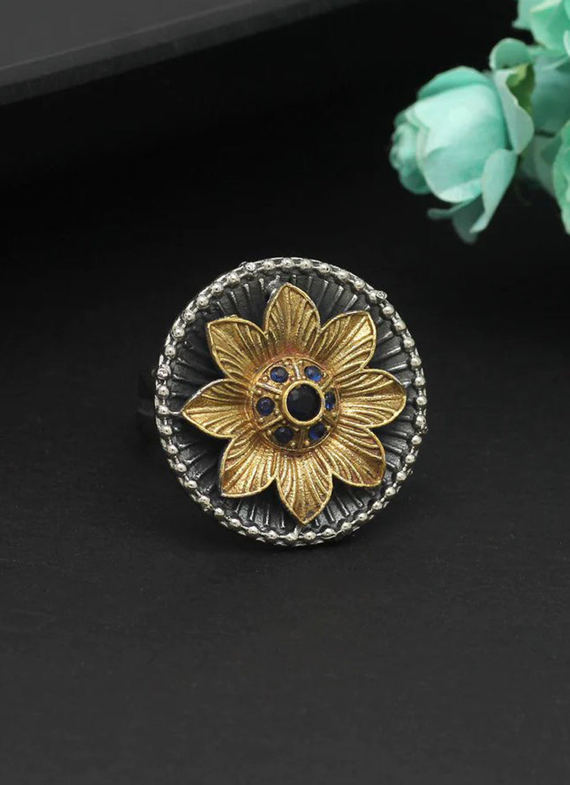 Blue Premium Oxidised Rings