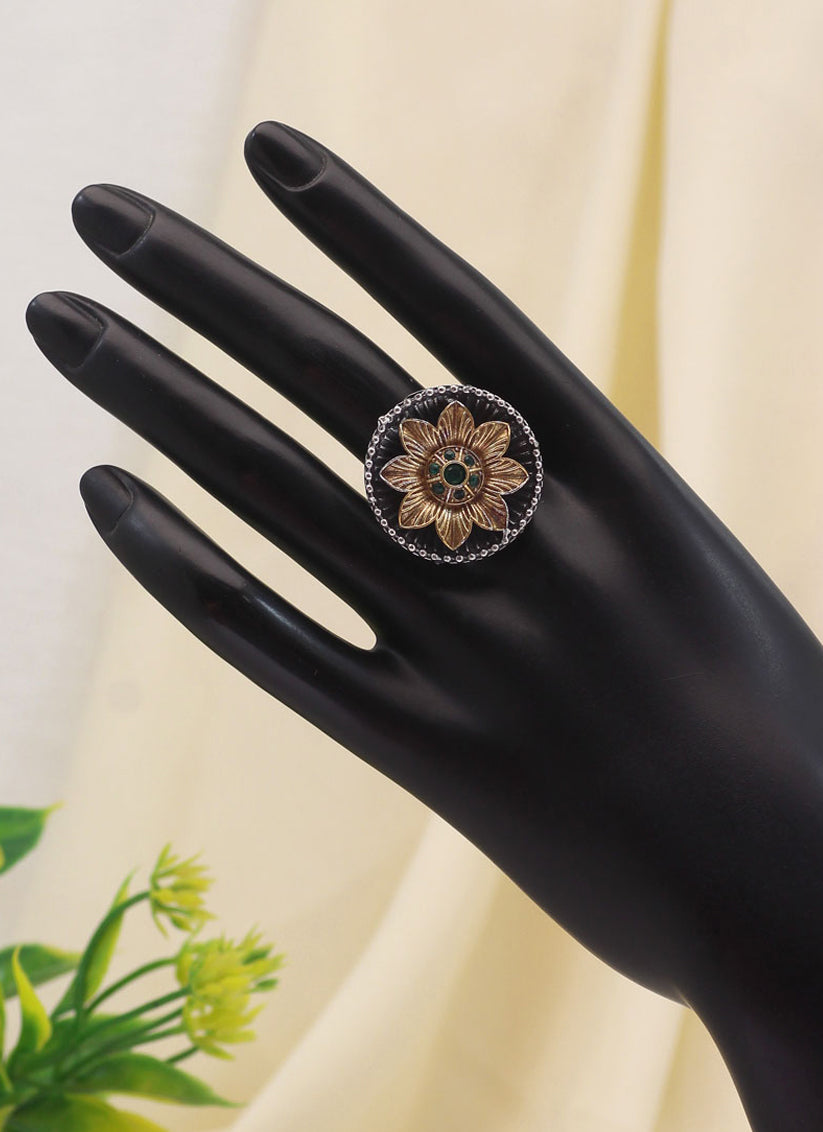 Green Premium Oxidised Rings