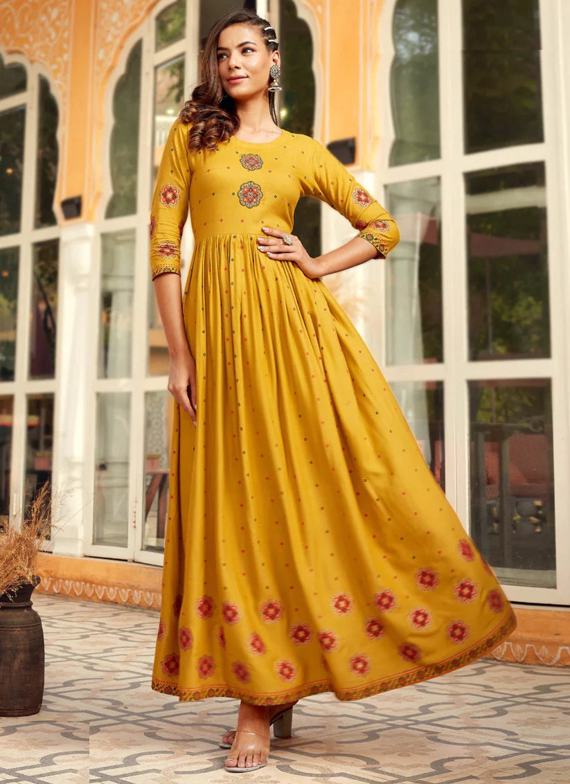 Gown 2025 long kurti