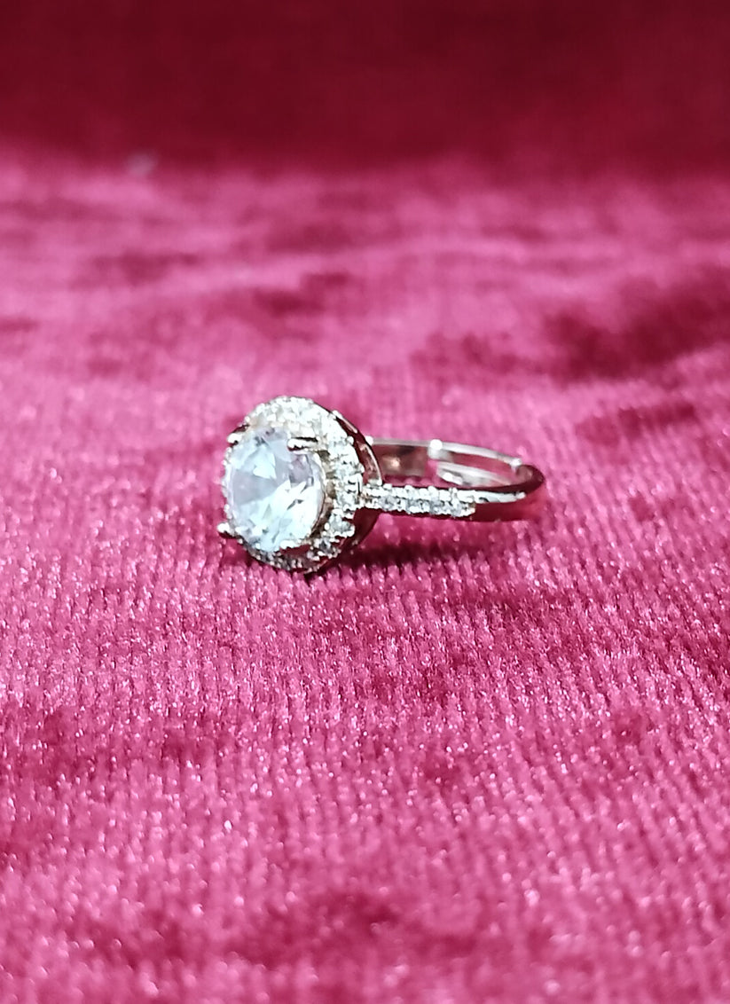 Rose Gold Diamond Ring For Women