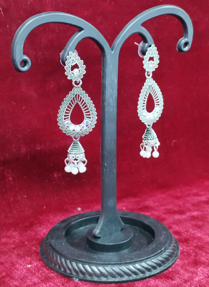 Silver Oxidised Earrings
