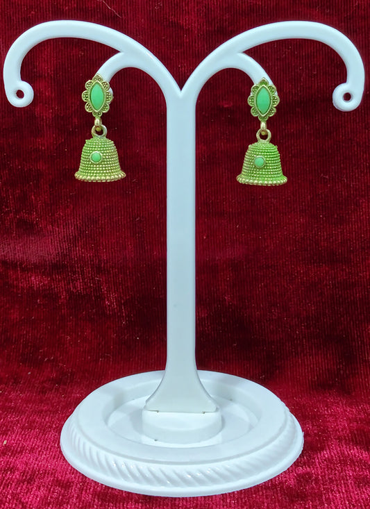 Green Small Earrings