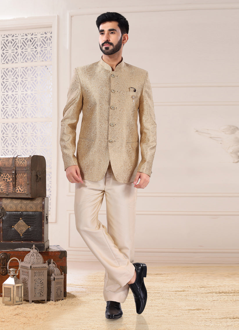 Grey colour sale jodhpuri suit