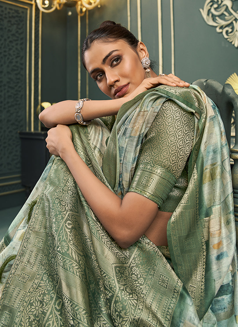 Multicolor Cotton Woven Saree