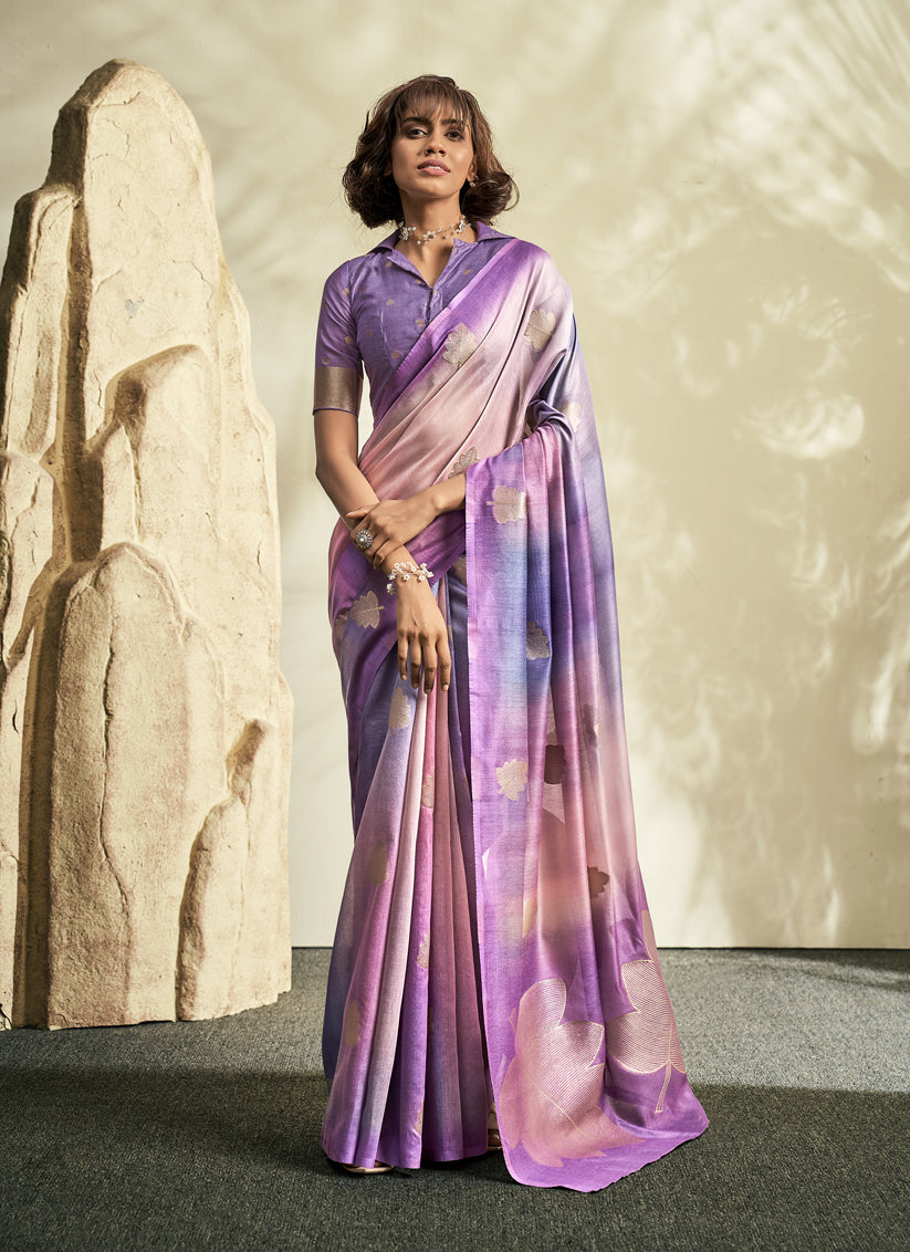 Multicolor Handloom Cotton Silk Embellished Saree