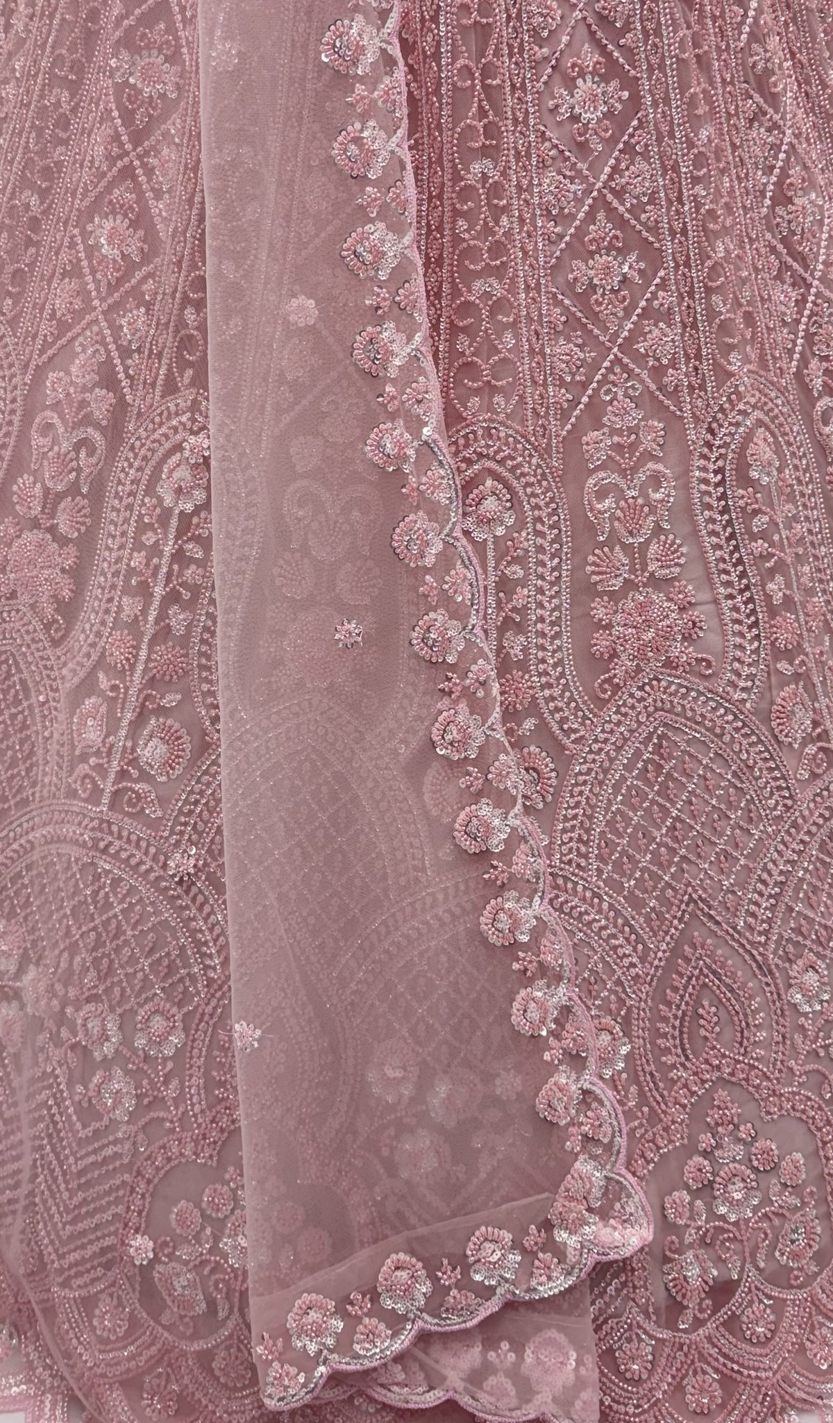 Gorgeous Pink Designer Wedding Wear Lehenga Choli