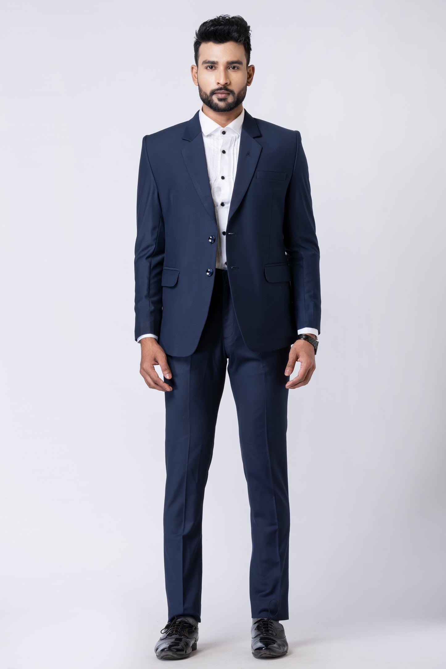 Blue Men’s Classic 2-Piece Business Suit