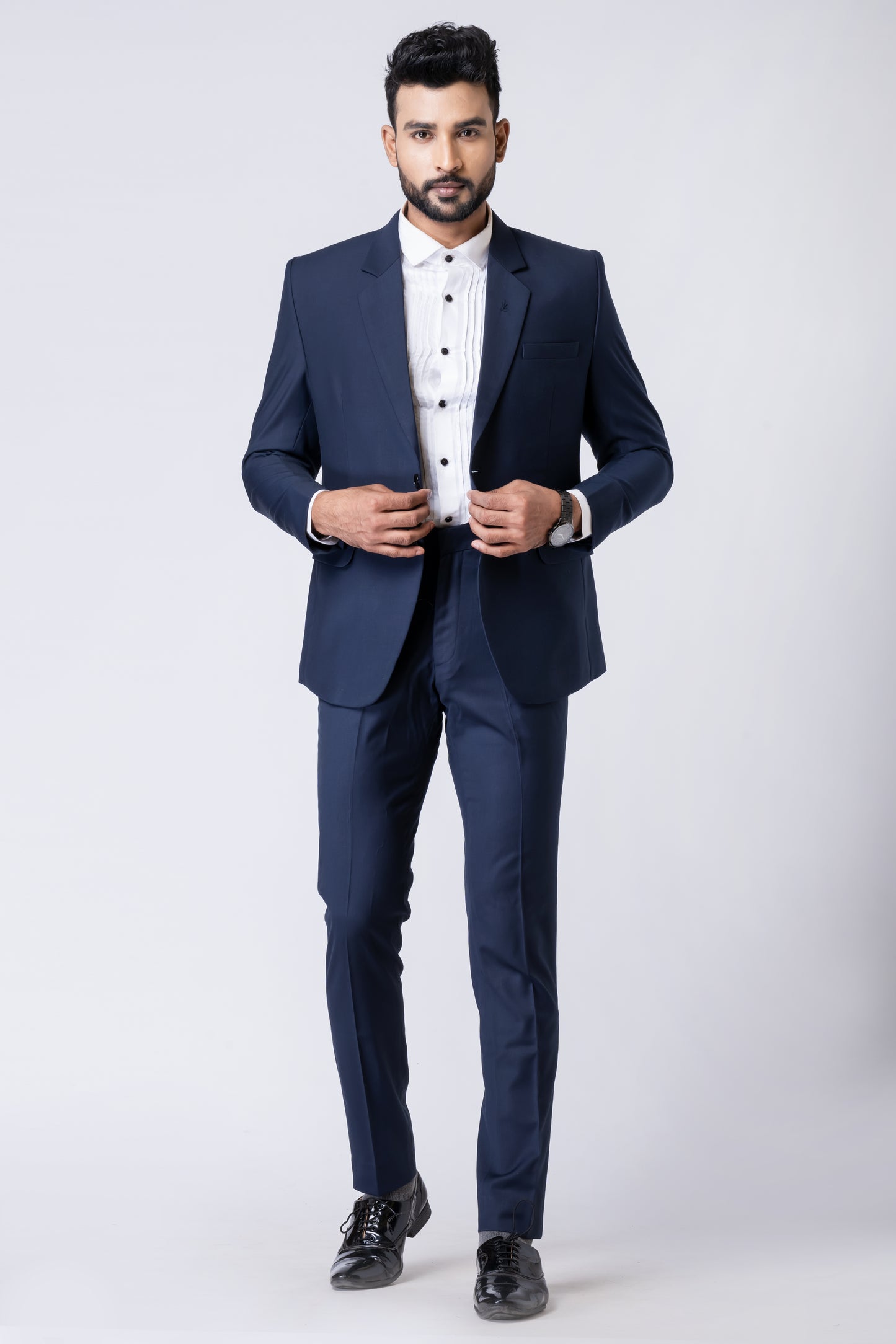 Blue Men’s Classic 2-Piece Business Suit