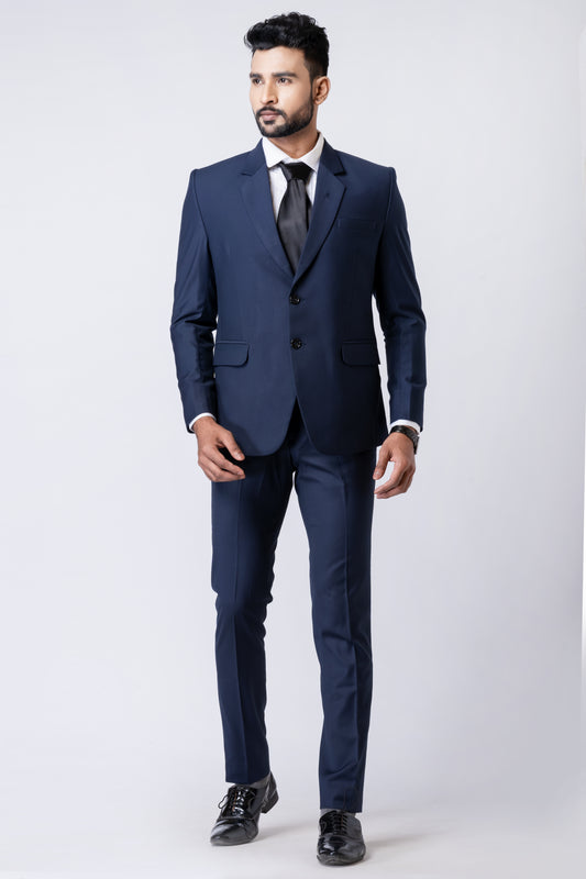 Blue Men’s Classic 2-Piece Business Suit