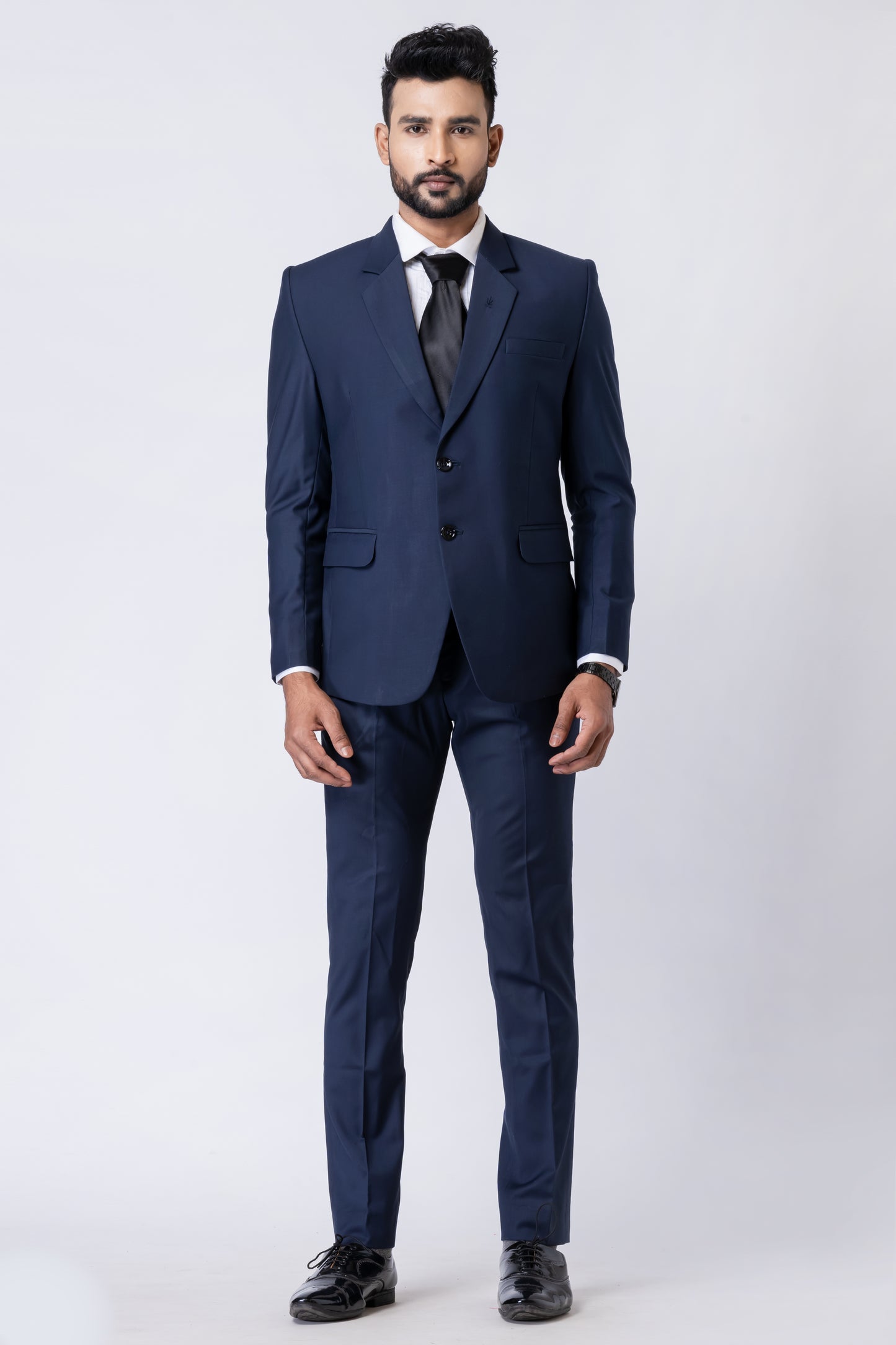 Blue Men’s Classic 2-Piece Business Suit