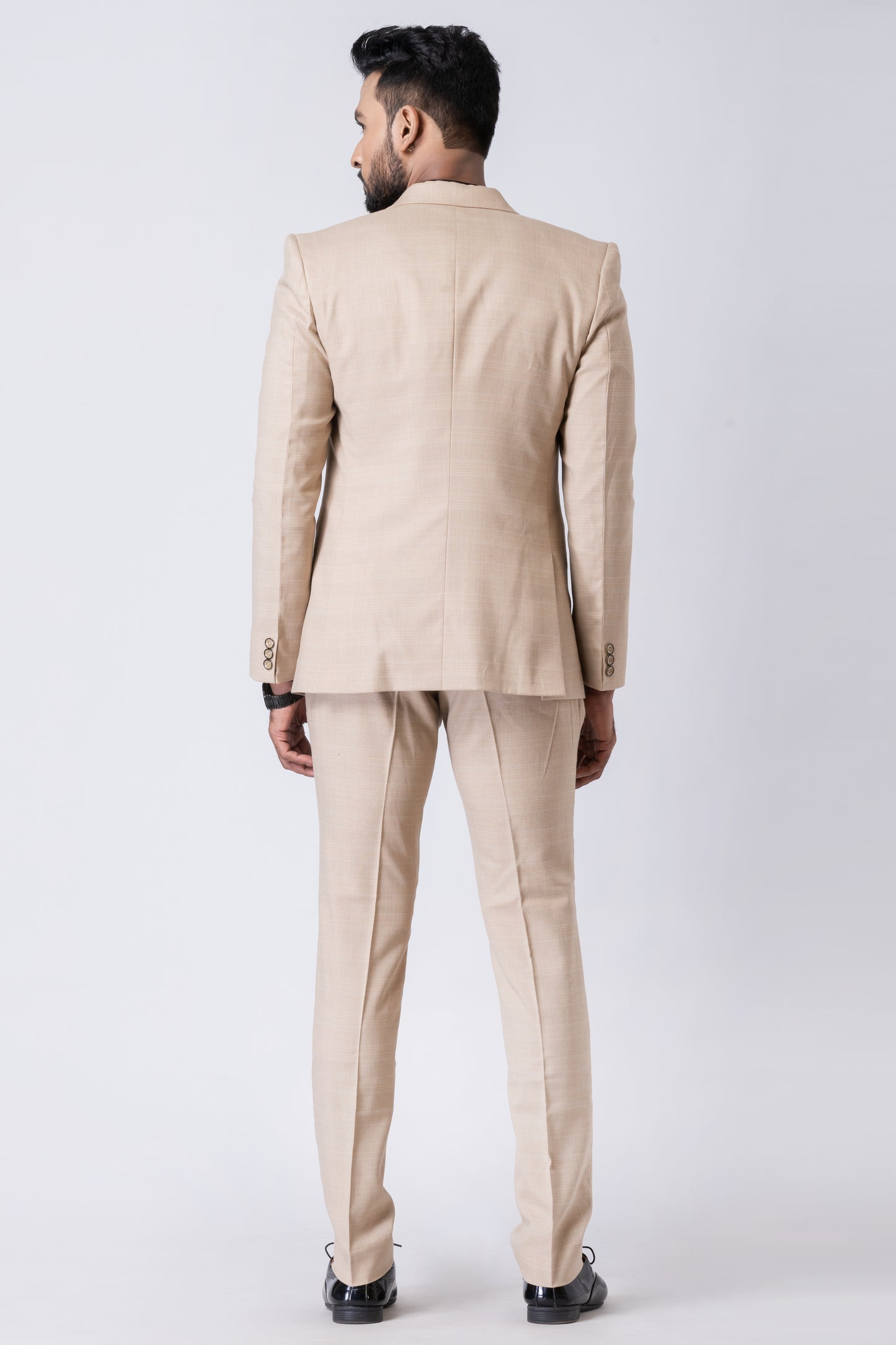 Beige Men’s Classic 2-Piece Business Suit