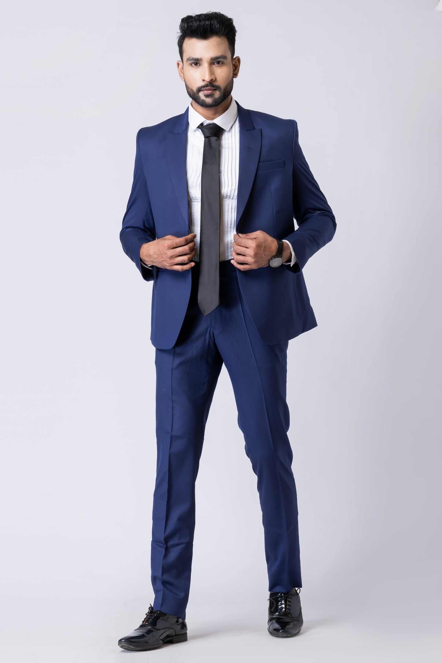 Blue Men’s Classic 2-Piece Business Suit
