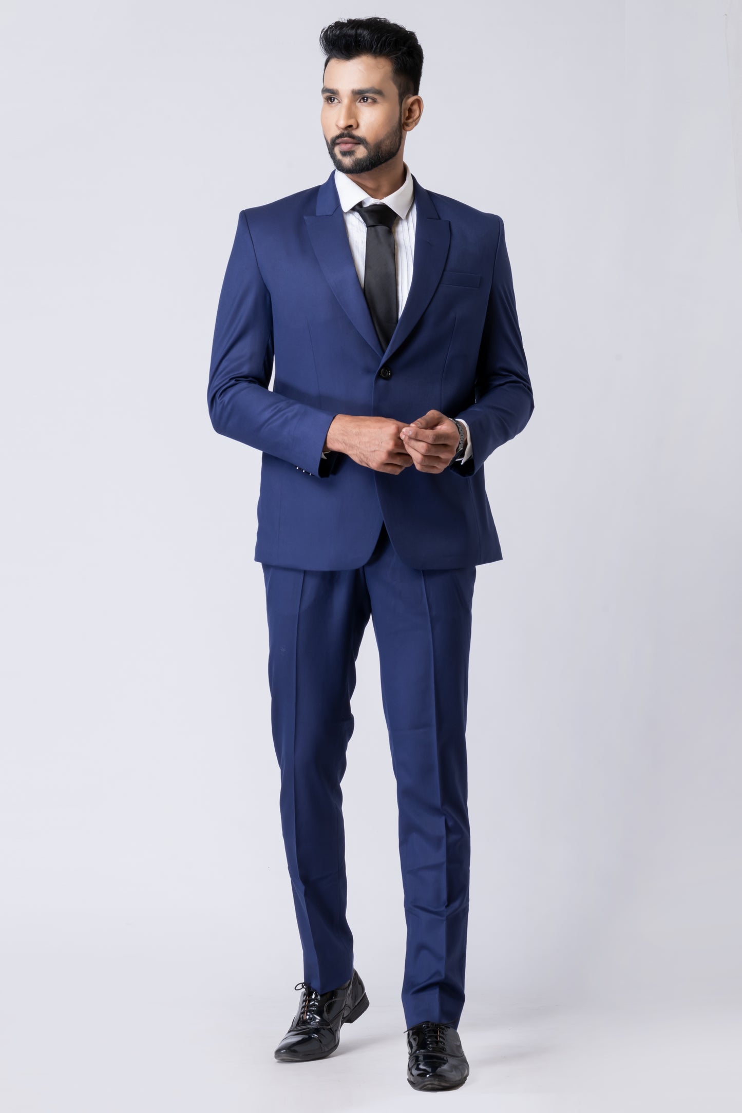 Blue Men’s Classic 2-Piece Business Suit