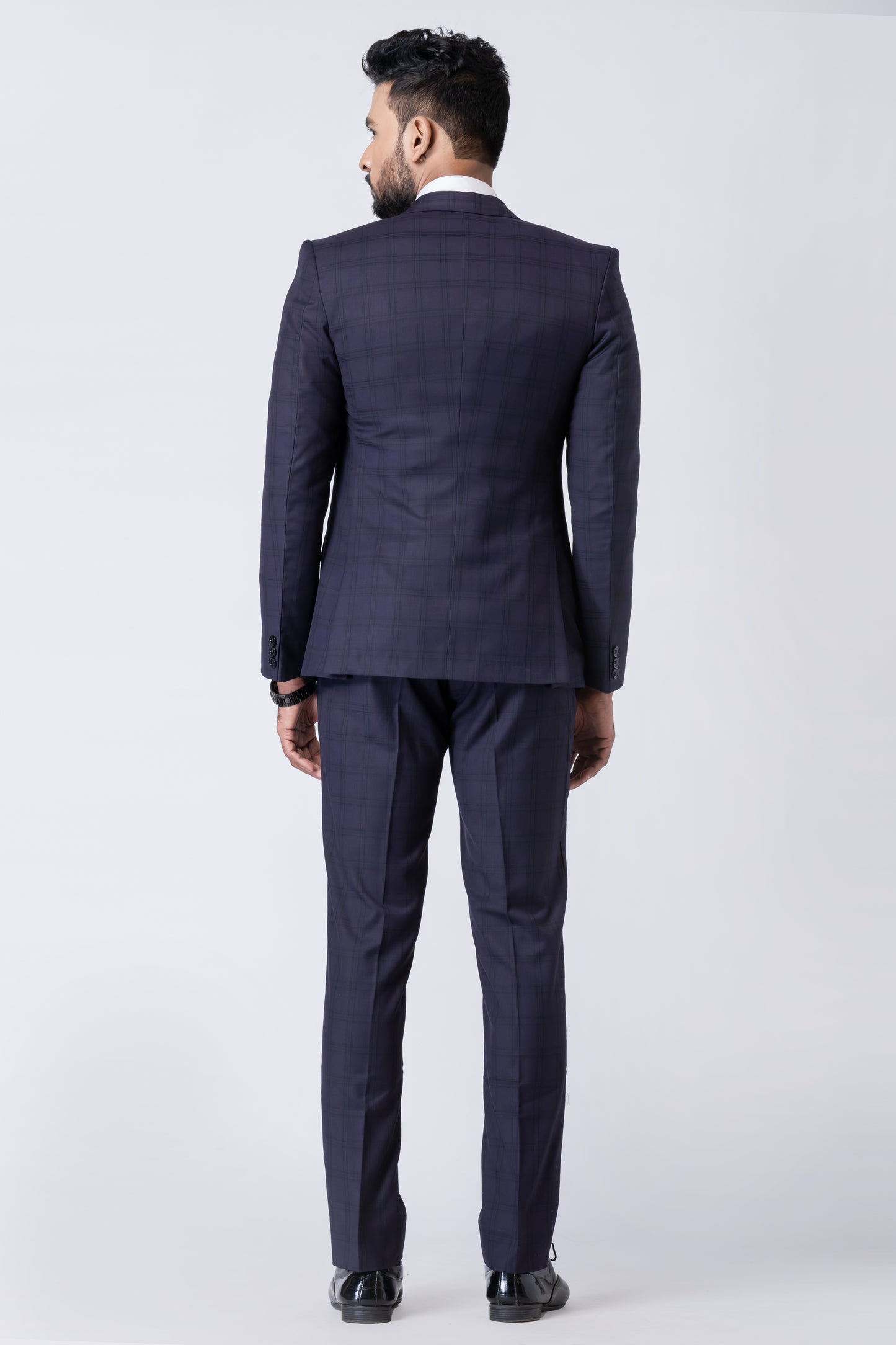 Navy Blue Men’s Classic 2-Piece Business Suit