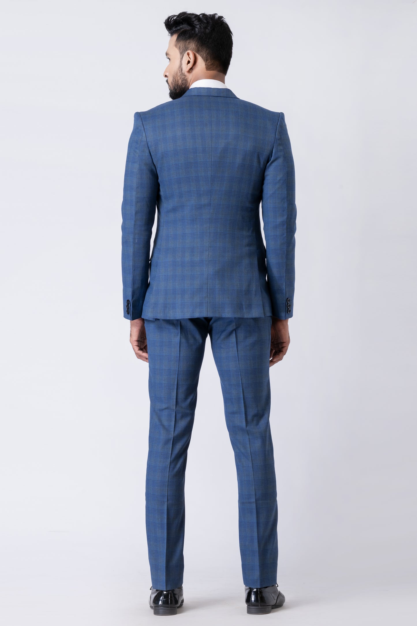 Light Blue Men’s Classic 2-Piece Business Suit