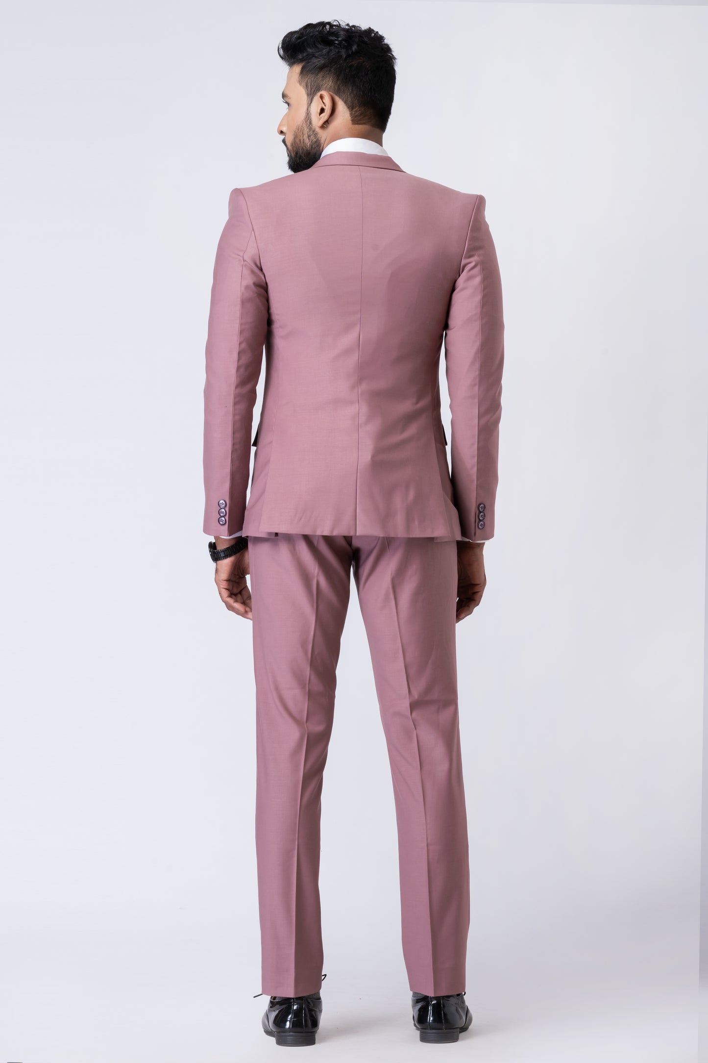 Mauve Men’s Classic 2-Piece Business Suit