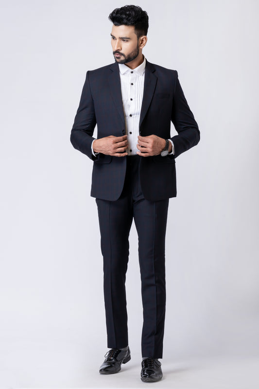 Black Men’s Classic 2-Piece Business Suit