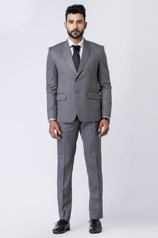 Grey Men’s Classic 2-Piece Business Suit