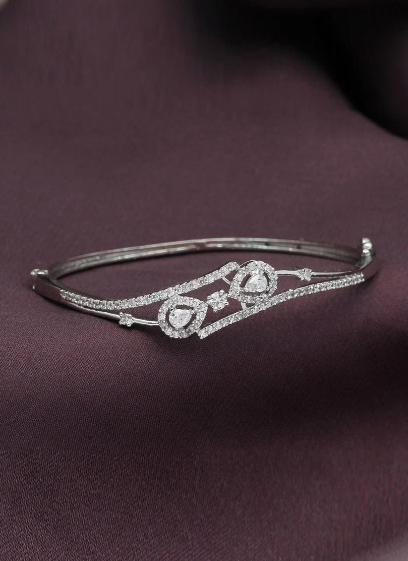 Silver American Diamond Bracelet