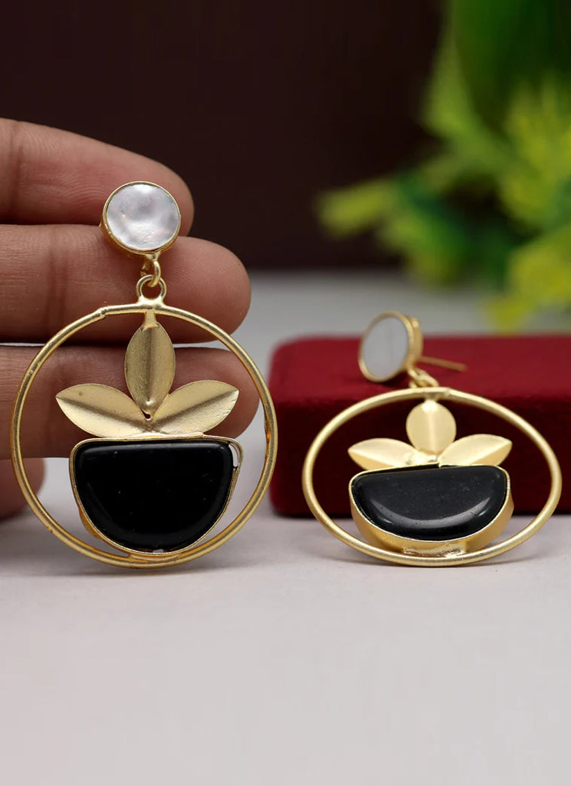 Black Amrapali Earrings