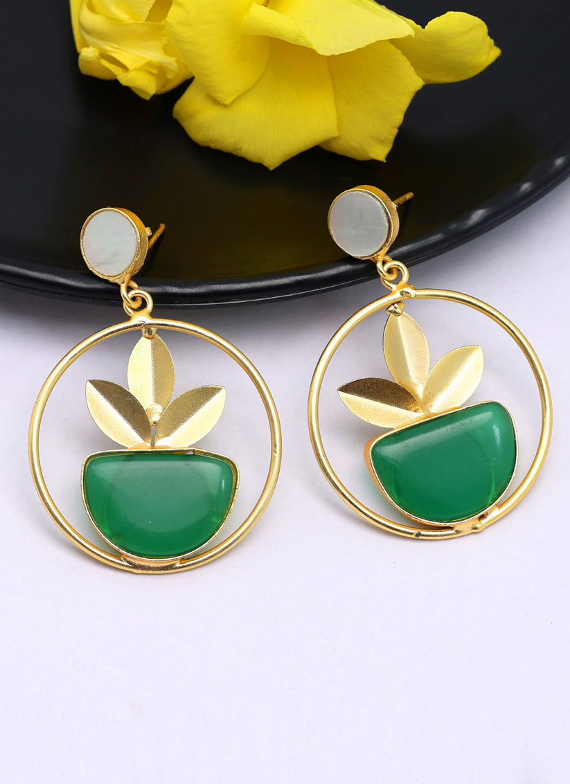 Green Amrapali Earrings