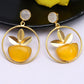 Yellow Amrapali Earrings