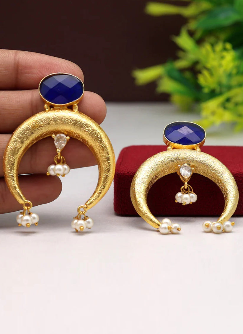 Blue Amrapali Earrings