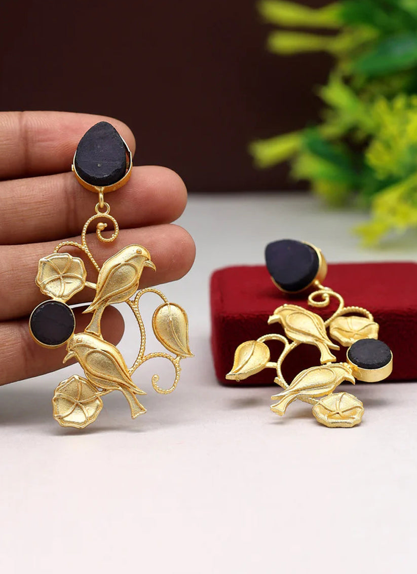 Black Amrapali Earrings